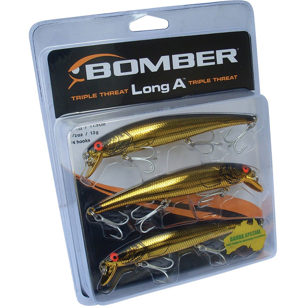 GOLD BOMBER 15A LURE - 3 PACK
