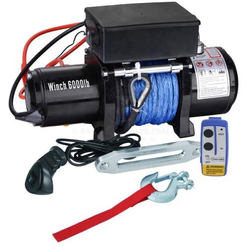 RELAXN 6000LB WINCH 12V WITH REMOTE