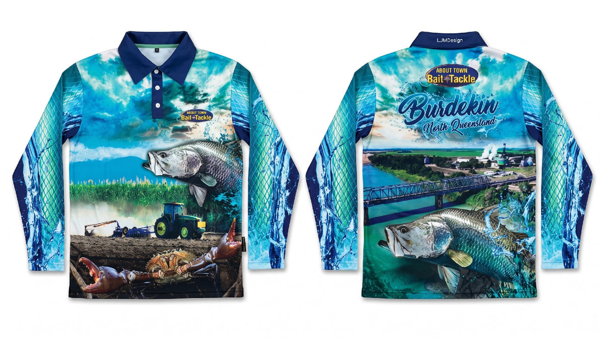 ATBT FISHING SHIRT BURDEKIN BLUE [SZ:XS]