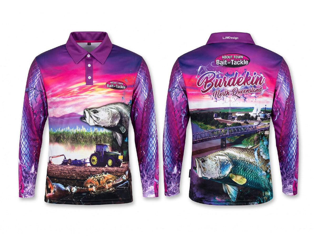 ATBT FISHING SHIRT BURDEKIN PINK [SZ:XS]