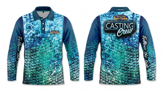 ATBT FISHING SHIRT CASTING CREW BLUE [SZ:2]