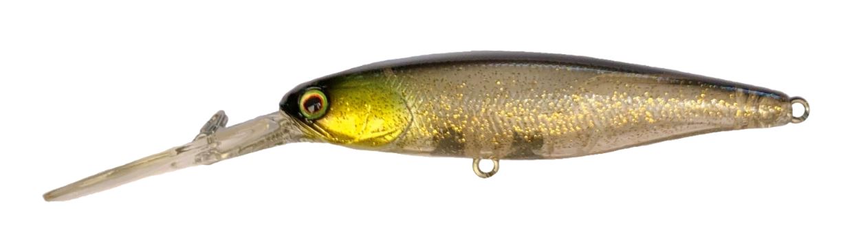 JACKALL SQUIRELL 79SP HANK TUNE SUSPENDING LURE [COL:GOLD FLAKE BLACK HEAD]