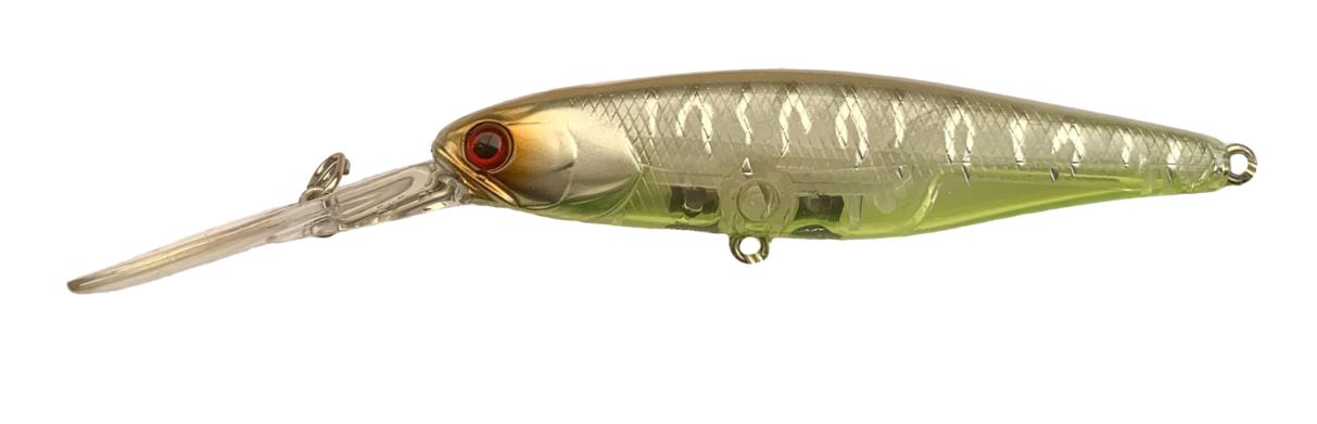 JACKALL SQUIRELL 79SP HANK TUNE SUSPENDING LURE [COL:WHITE TIGER]