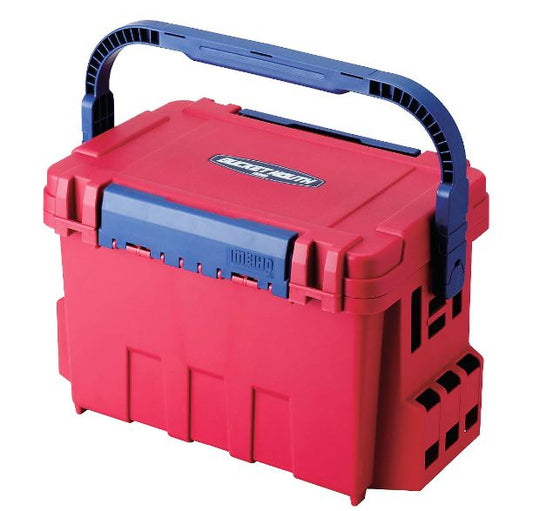VERSUS MEIHO BUCKET MOUTH 9000 RED TACKLE BOX 