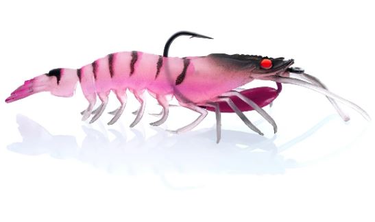 CHASEBAITS FLICK PRAWN HEAVY 125MM [COL:PINK DEVIL]