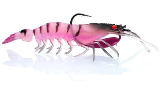 CHASEBAITS FLICK PRAWN HEAVY 95MM [COL:PINK DEVIL]