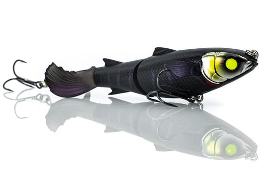 CHASEBAITS DRUNKEN MULLET 130MM [COL:SHADOW]