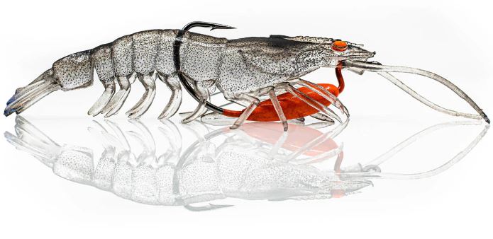 CHASEBAITS FLICK PRAWN HEAVY 125MM [COL:CRYSTAL]