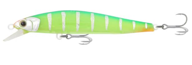 SAMAKI REDIC JERKBAIT SF125 [COL:LIME TIGER UV]